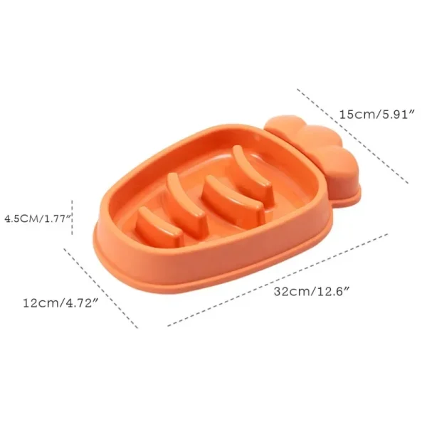 Pet Slow Food Bowl, Anti-choke Eating Feeder