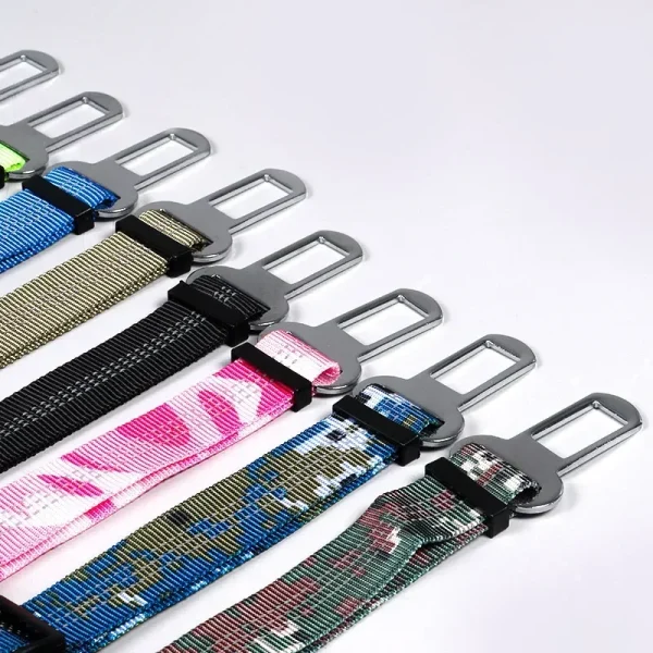 Universal Adjustable Pet Seat-Belt, Elastic & Reflective
