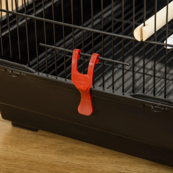 PawHut Bird Cage for Budgies, Finches, Canaries w/ Accessories