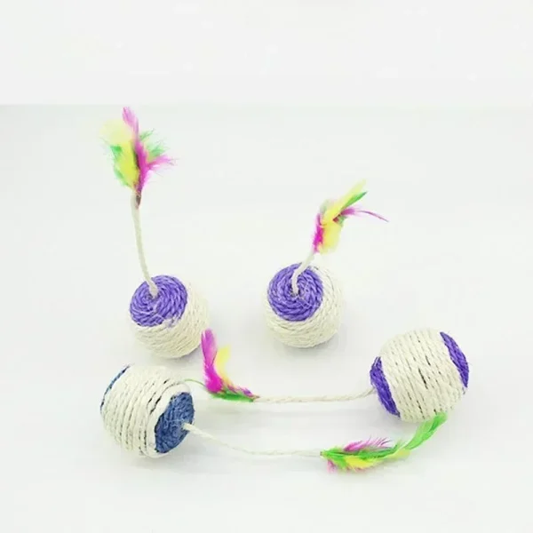 1Pc Cat Toy, Sisal Scratching Ball