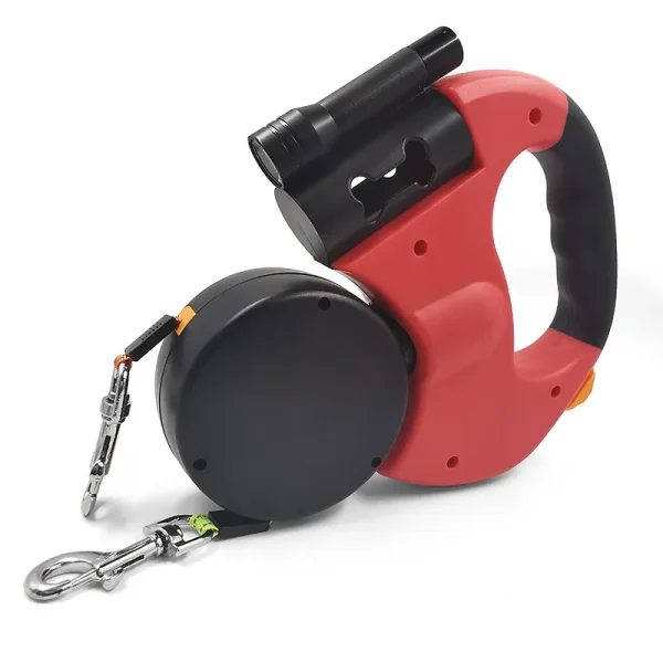Automatic Retractable Traction Rope With LED Flashlight