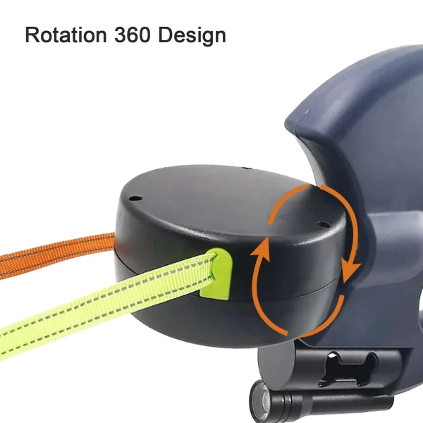 2 Color Retractable Dual Double Pet Leash