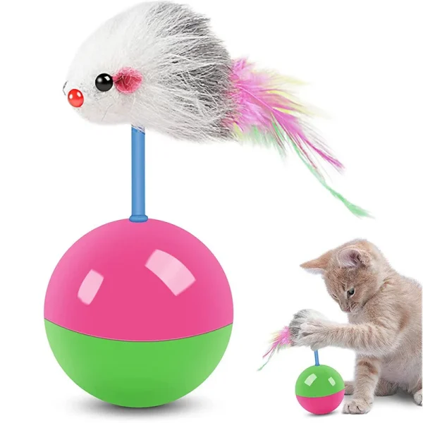 Fun Teasing Cats Toy, Ball with Mouse