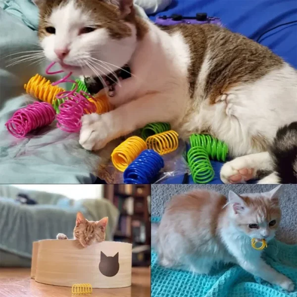 4/8/12pcs Interactive Wide Durable Cat Toy