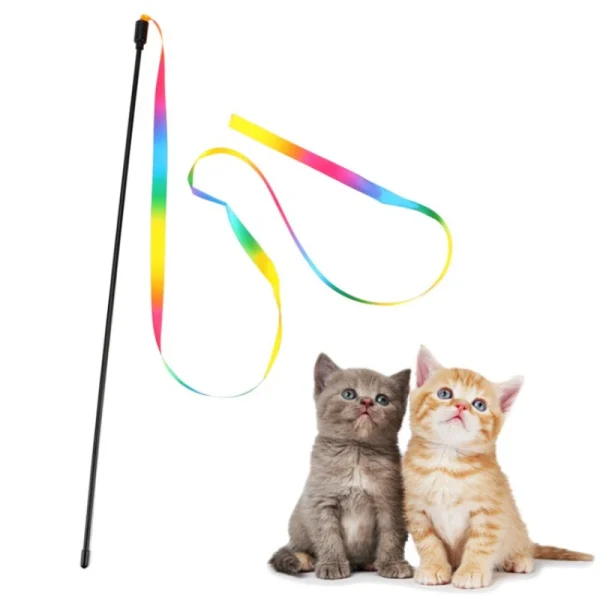 Cute Funny Rainbow Strips, Interactive Cat  Toy
