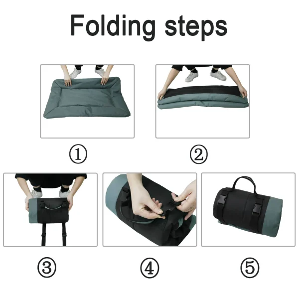 Foldable Pet Sleeping Pad for Outdoor Camping