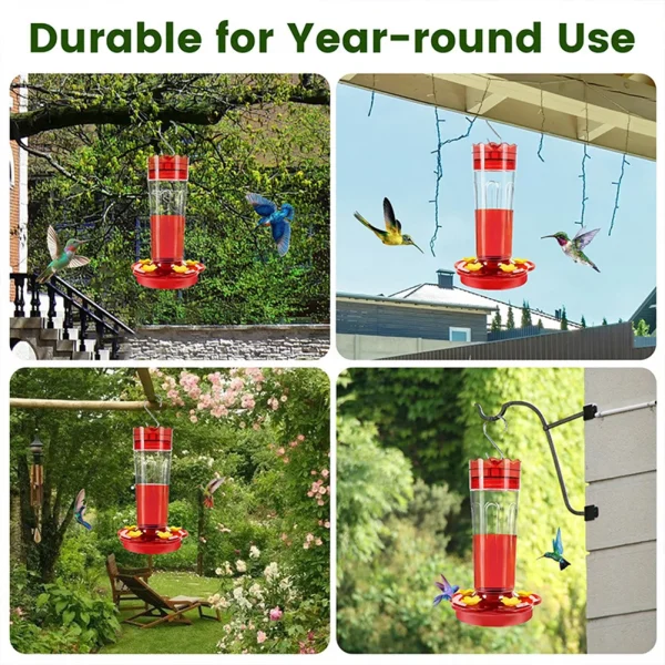 Bird Feeder Ant and Bee Proof with 5 Feeding Ports