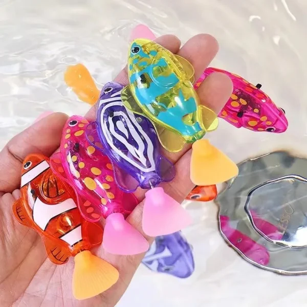 Cat Interactive Electric Fish Toy LED, Light