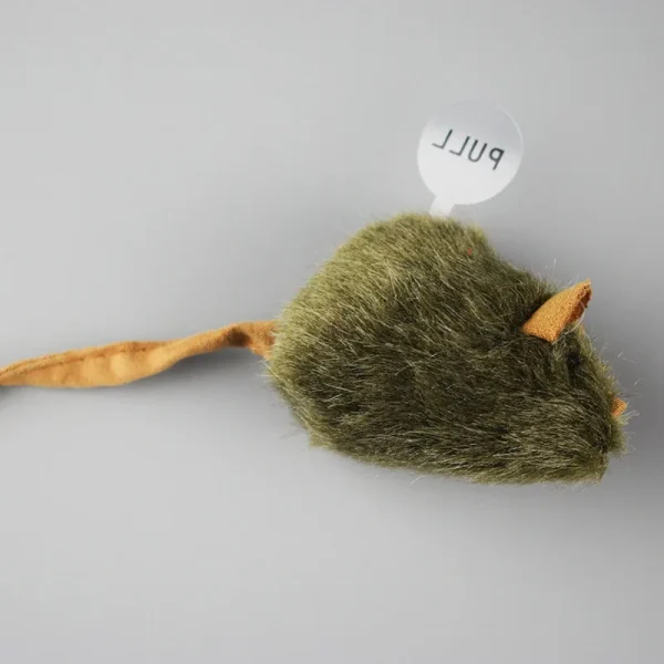 Plush Cat Toy, Simulation Mouse Automatic Chirping