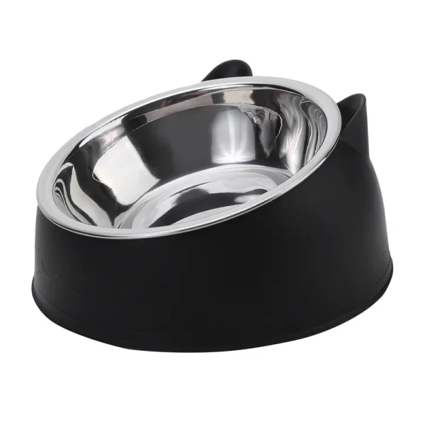 100ML Cat Dog Bowl ,15 Degrees Raised Non Slip Water, Feeder