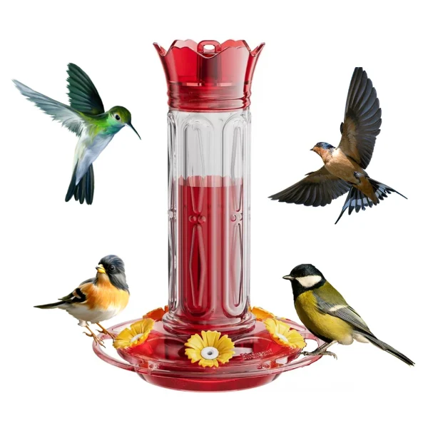 Bird Feeder Ant and Bee Proof with 5 Feeding Ports