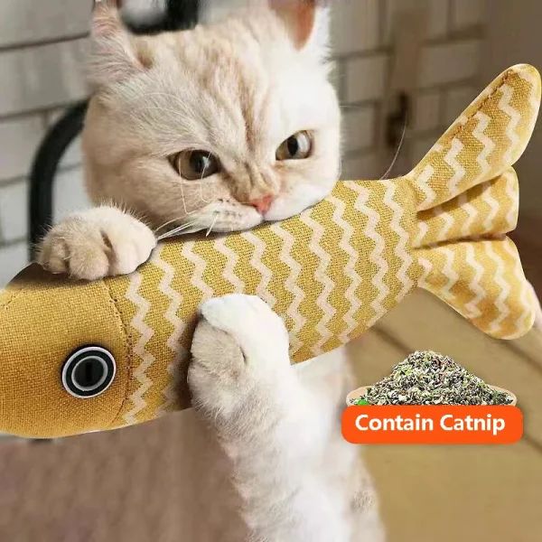 Interactive Fish Toys for Indoor Cats