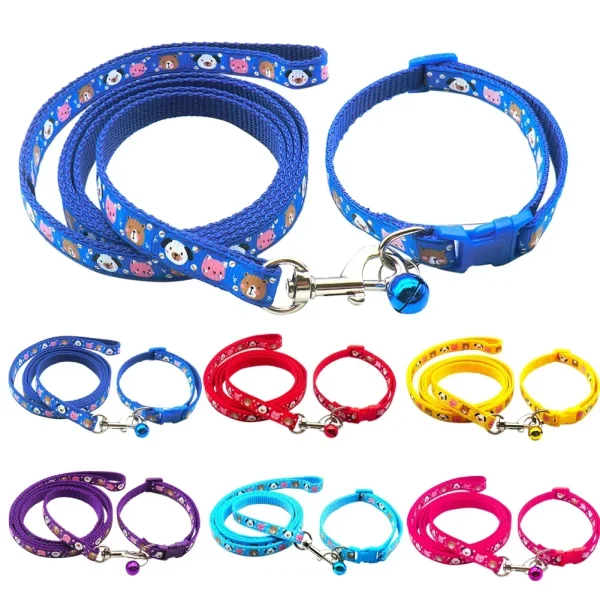 1pcs Lovely Dog Leash and Collar Set 1.2M, Anti-lost