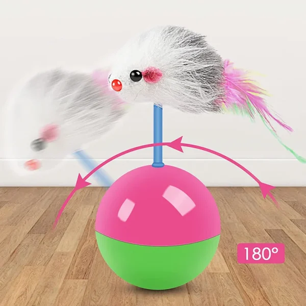 Fun Teasing Cats Toy, Ball with Mouse