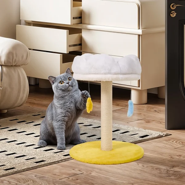 Indoor Cat Tree Tower with Sisal Scratching Post