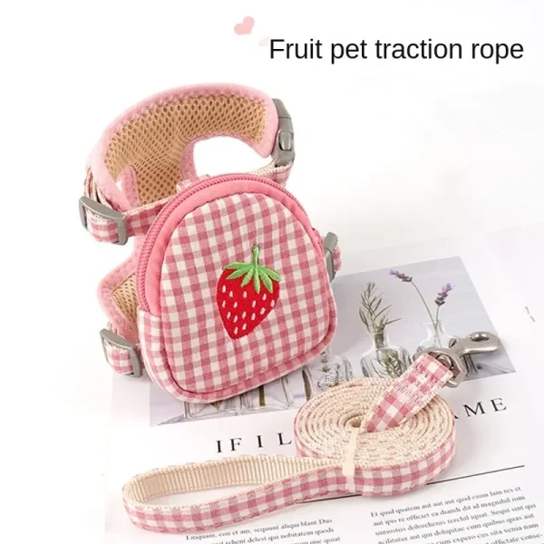Cat Harness with Backpack, Break Free Breathable Chest Strap