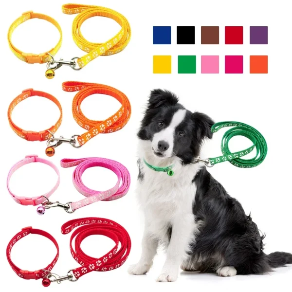 1pcs Lovely Dog Leash and Collar Set 1.2M, Anti-lost
