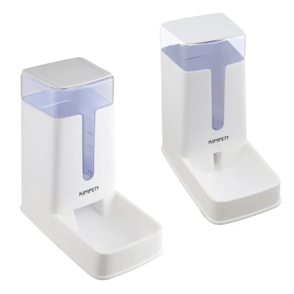 Automatic Pet Feeder, Drinking Fountain 2-Pack Set
