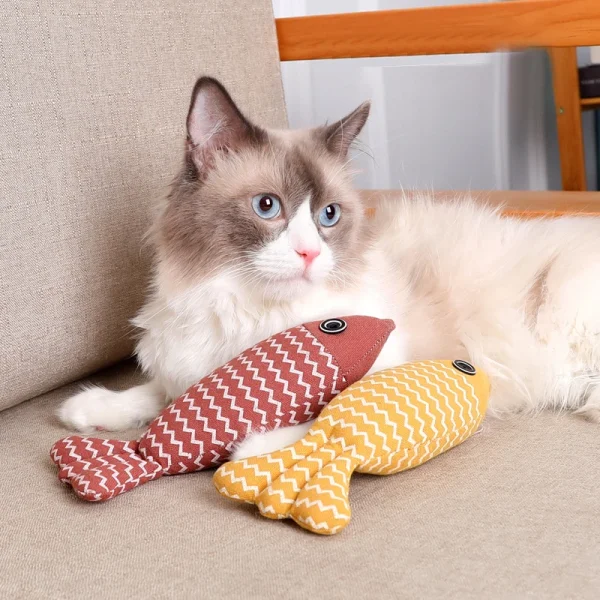 Interactive Fish Toys for Indoor Cats