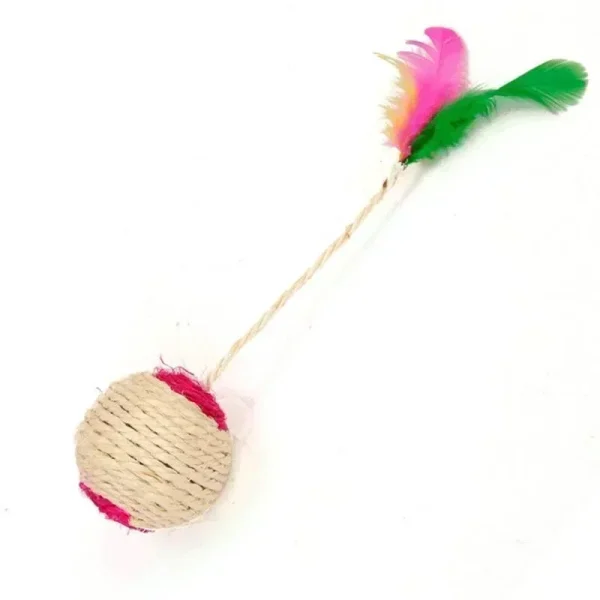 1Pc Cat Toy, Sisal Scratching Ball