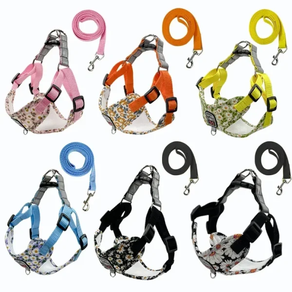 No Pull Reflective Harness Leash Set for Small Medium, Dog