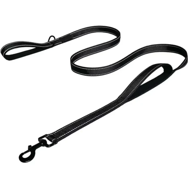 180cm Double Handle Dog Leash, Double-Sided Reflective Night Safety