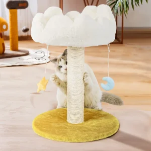 Indoor Cat Tree Tower with Sisal Scratching Post