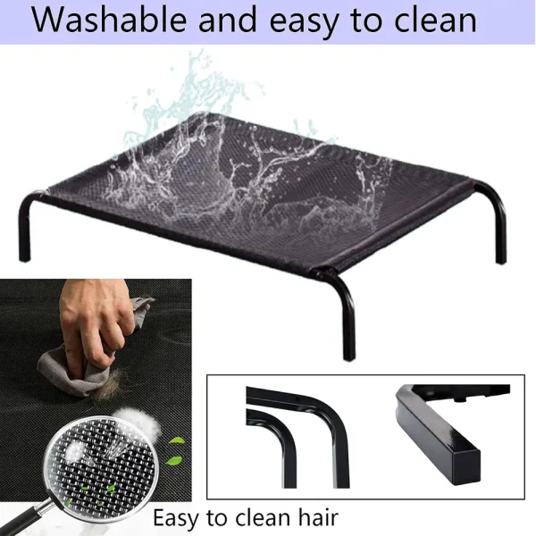 Elevated Large Outdoor Sofa Bed, Washable