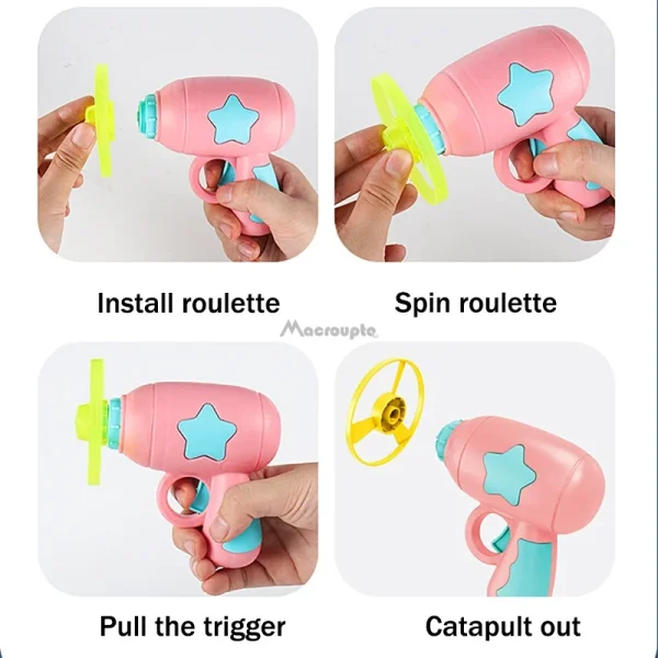 Interactive Teaser Training Toy, Rotating Flying Discs