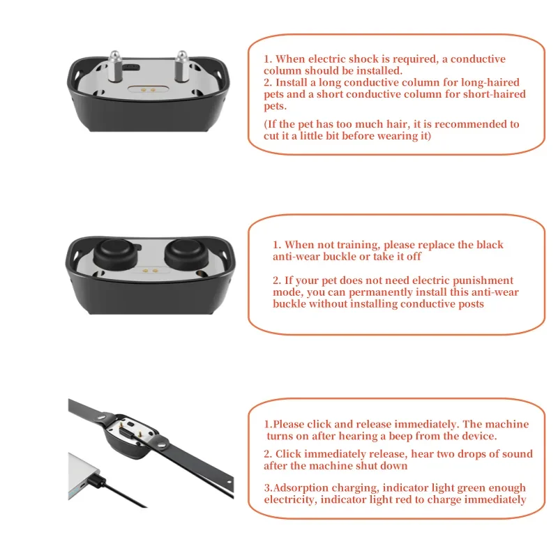 3500FT Digital Dog Training Collar, Bark Deterrents