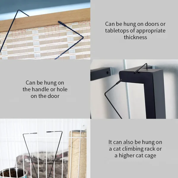 Interactive Cat Toy, Hanging Clip Door