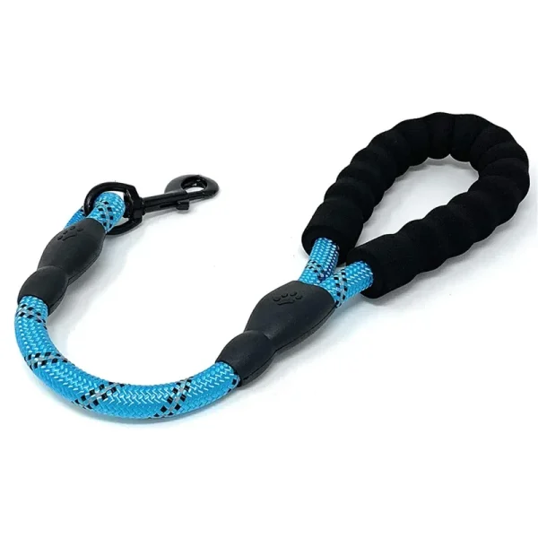 Reflective Short Dog Leash With Comfortable Handle