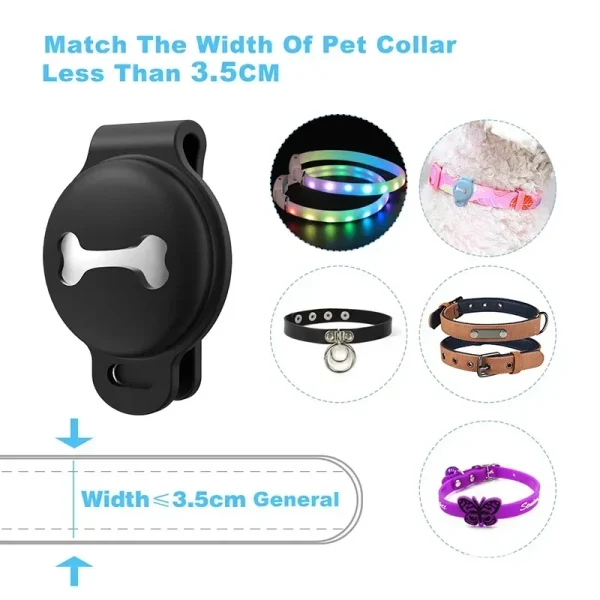 1PCS For Apple Airtag Case Dog Collar GPS Finder