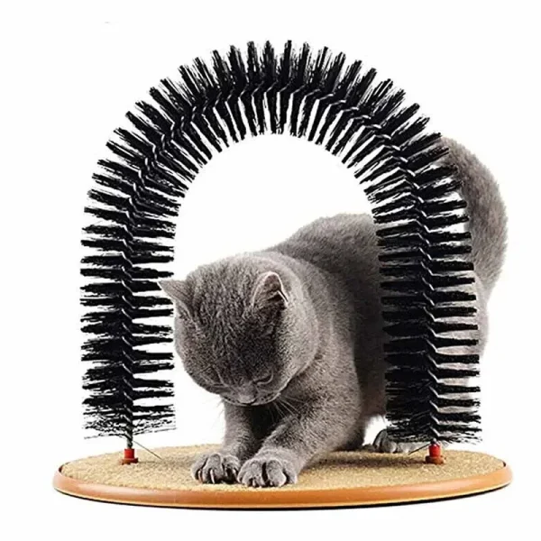 Cat Toy Arch, Self Groome with a Scratching Pad