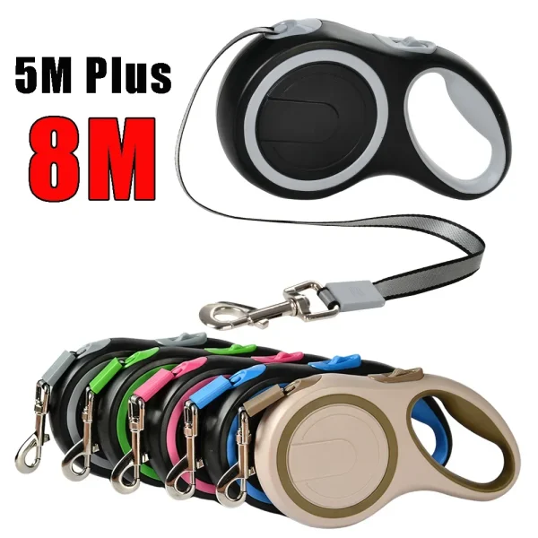 Outdoor Hiking 5m Plus 8M Pet Dog Leash For Small, Large Dogs