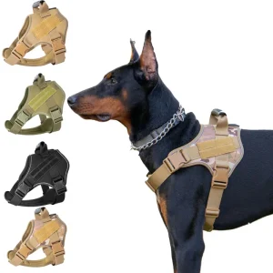 Tactical Dog Harness, Doberman Training Vest