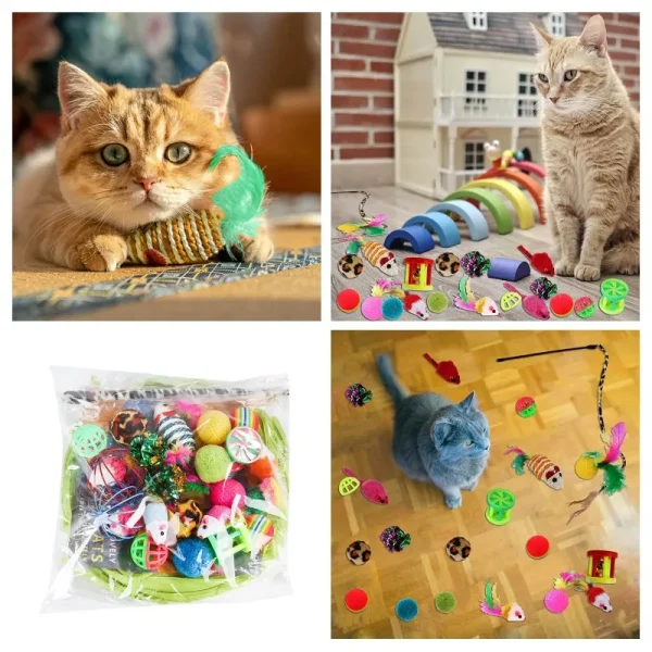 21pack Kitten Toys, Variety Pack Combination Set