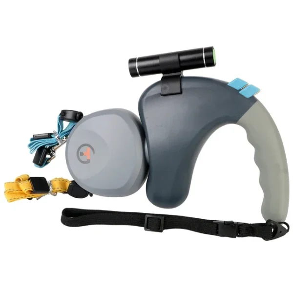 2 Dogs Walking Leash With Retractable Traction