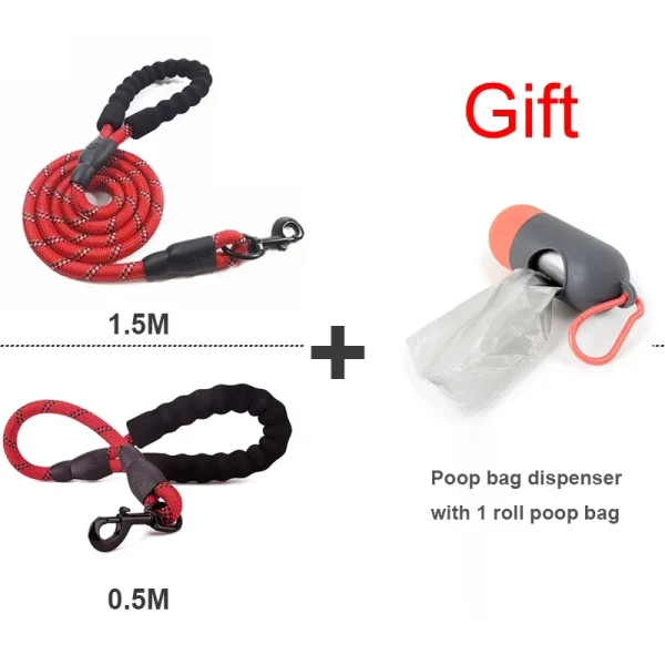 Strong Dog Leashe, Durable with Soft Padded Handle