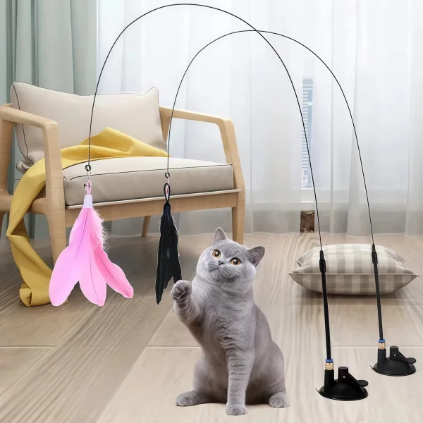 Cute Funny Rainbow Strips, Interactive Cat  Toy