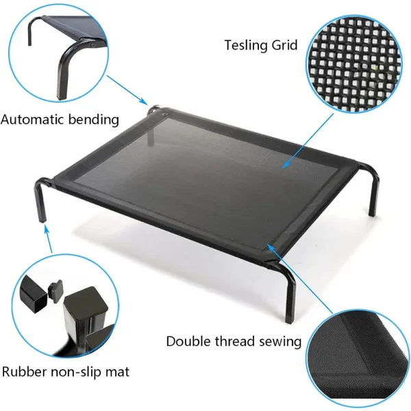 Elevated Large Outdoor Sofa Bed, Washable