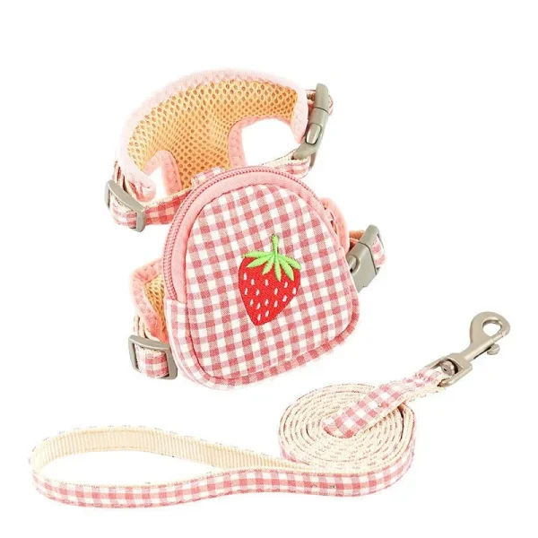 Cat Harness with Backpack, Break Free Breathable Chest Strap