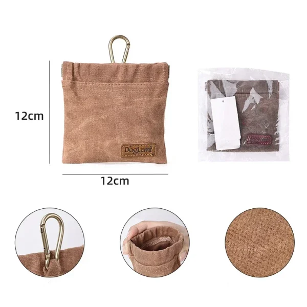 Walking Dog Snack Pocket with Carabiner