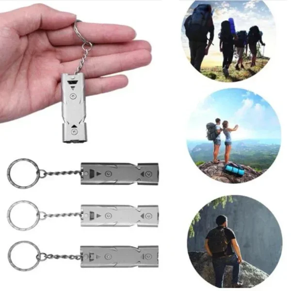Metal Birds Ultrasonic Whistle, Stainless Steel, Feeding Annunciator