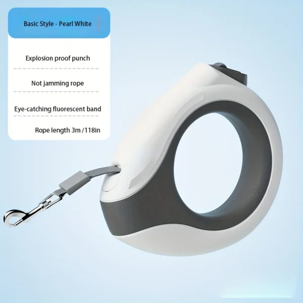 Reflective Retractable Dog Leash, For Easy Walking And Control