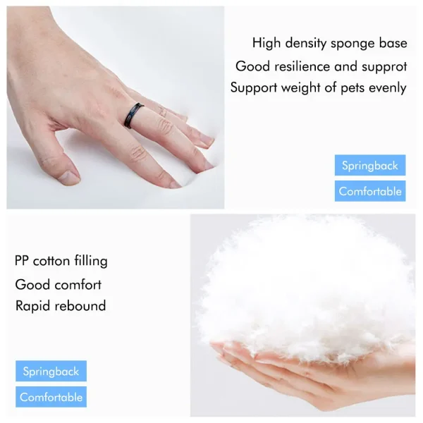 Extra Large Orthopedic Pet Mattress with Removable Washable