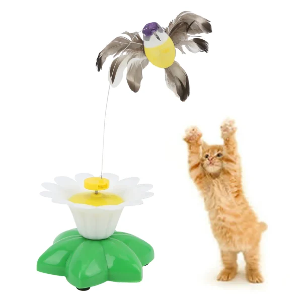 Electric Flying Bird Cat Toy, Lifelike Flying Movement