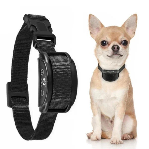 Rechargeable Anti Bark Collar, Waterproof, Ultrasonic Training Collar