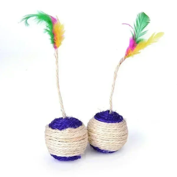 1Pc Cat Toy, Sisal Scratching Ball