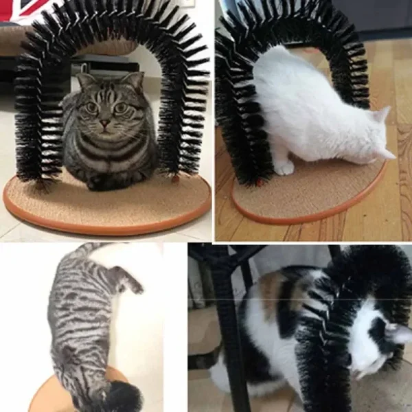 Cat Toy Arch, Self Groome with a Scratching Pad